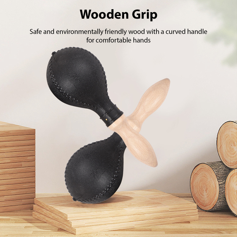 Musical Instrument Maraca - 1 çift 25cm Maracas kum çekiç
