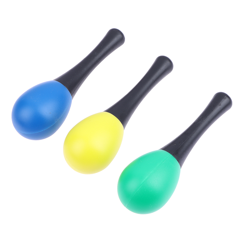 Musical Instrument Maraca - 2 adet plastik Marakas kum çekiç