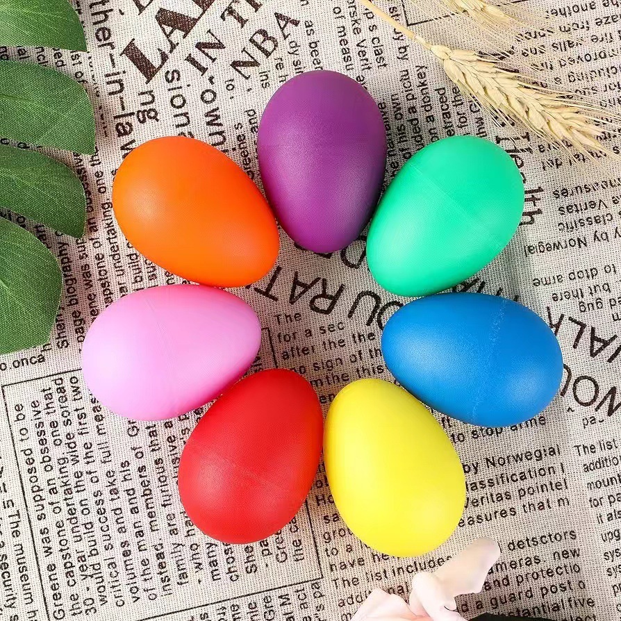 Musical Instrument Maraca - 2 adet plastik yumurta çalkalayıcılar perküsyon