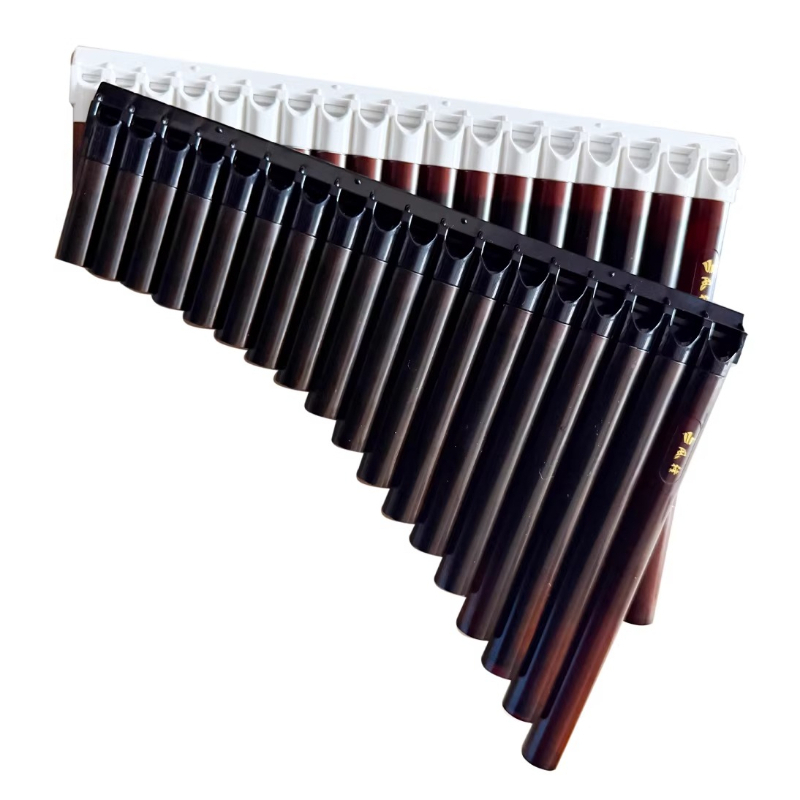 Musical Instrument Pipe - 18 Borulu Panflüt Çift Delikli Yarı