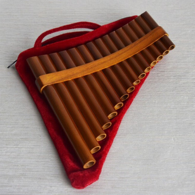 Musical Instrument Pipe - 15 Borulu Bambu Pan Flüt C/G