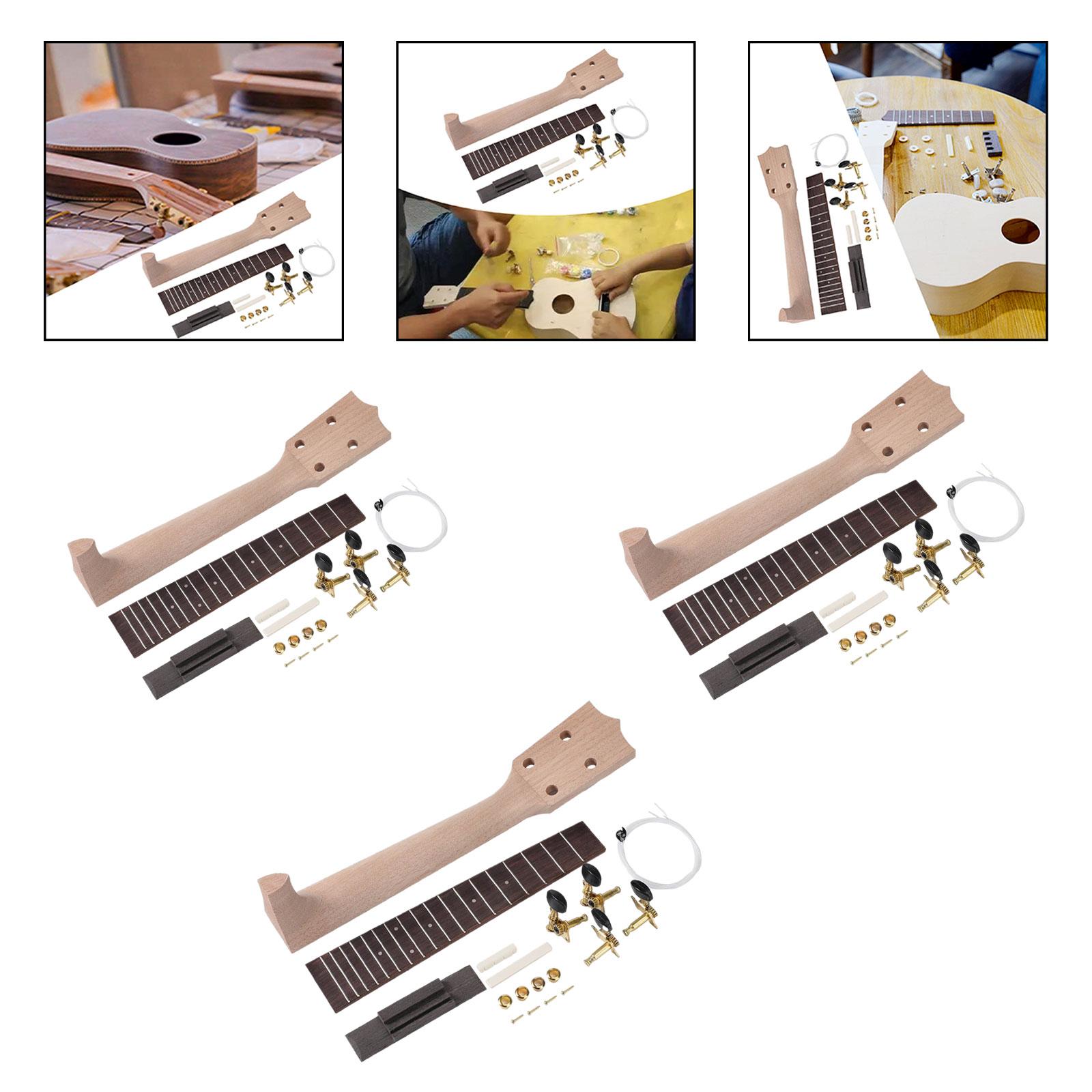 Musical Instrument Diy For Kids - DIY Ukulele Kiti Dize Topuzu Köprüsü