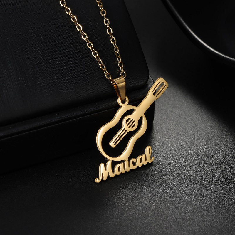 Musical Instrument Name - Yeni Özel Ad Müzik Aleti Kolye