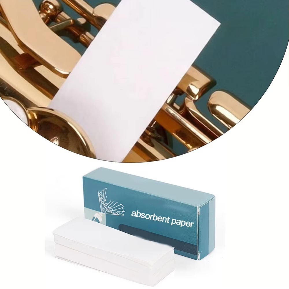Musical Instrument Bazooka - 100 adet Saksafon Ped Emici Kağıt