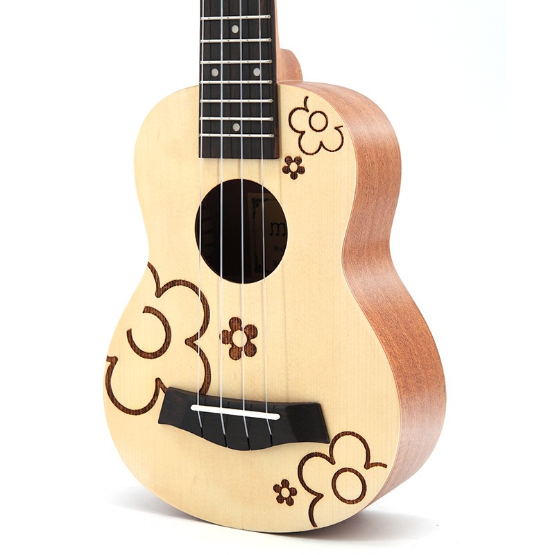 Musical Instrument Hawaii - 21 İnç Ukulele, Ladin Ağacı, Küçük