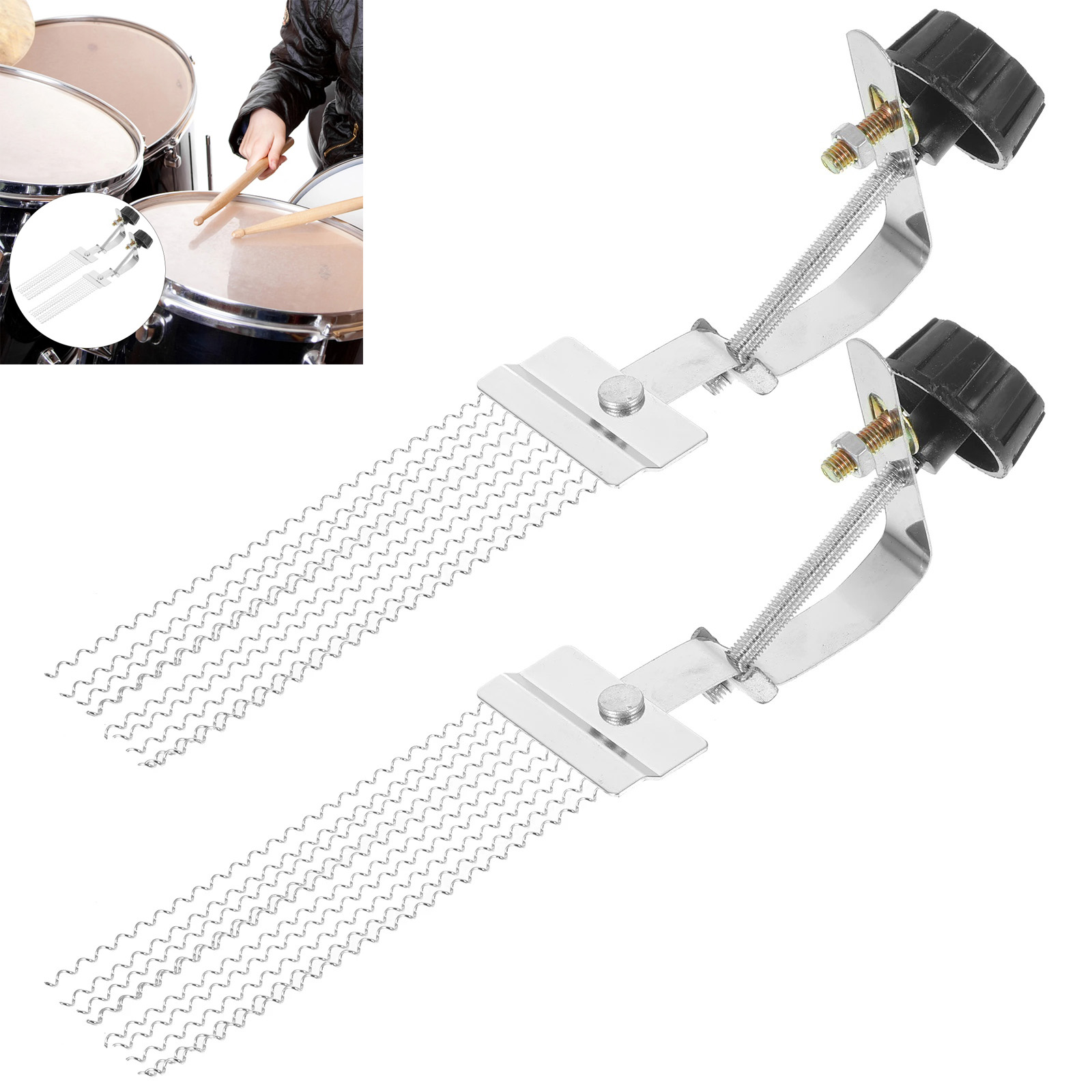 Musical Instrument Maraca - 1/2 adet yarım tasarım çelik demir