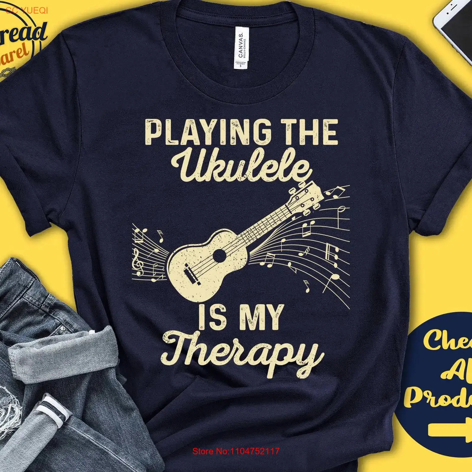 Ukulele Çalıcısı Tişörtü Hawai - Musical Instrument Hawaii incelemesi ve fiyatı