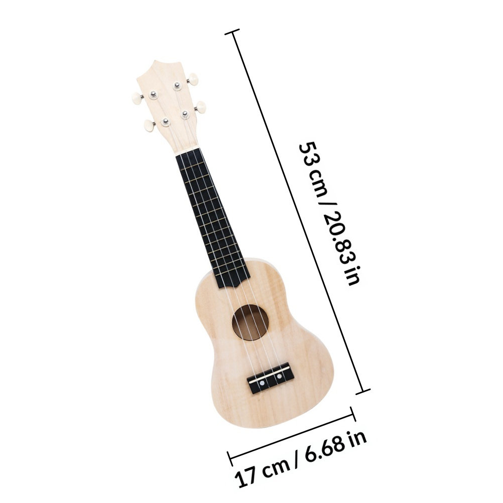 1 Set DIY Ahşap Ukulele Kiti Y - Musical Instrument Diy For Kids incelemesi ve fiyatı