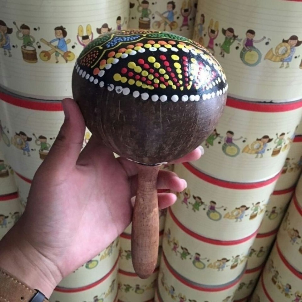 Vintage Hindistan Cevizi Kabuğ - Musical Instrument Maraca incelemesi ve fiyatı