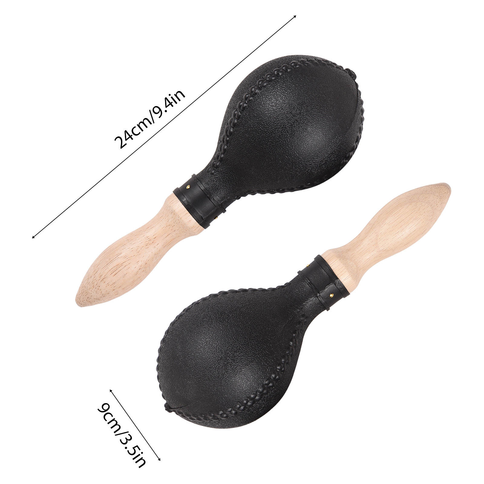 1 Çift 25cm Siyah Marakas Kum  - Musical Instrument Maraca incelemesi ve fiyatı