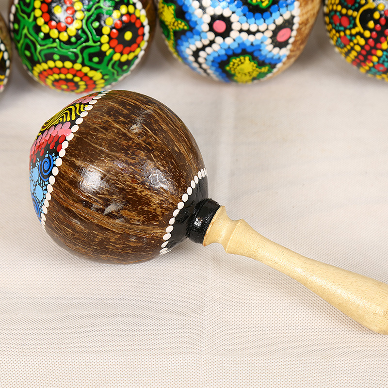 Boyalı Hindistan Cevizi Kabuğu - Musical Instrument Maraca incelemesi ve fiyatı