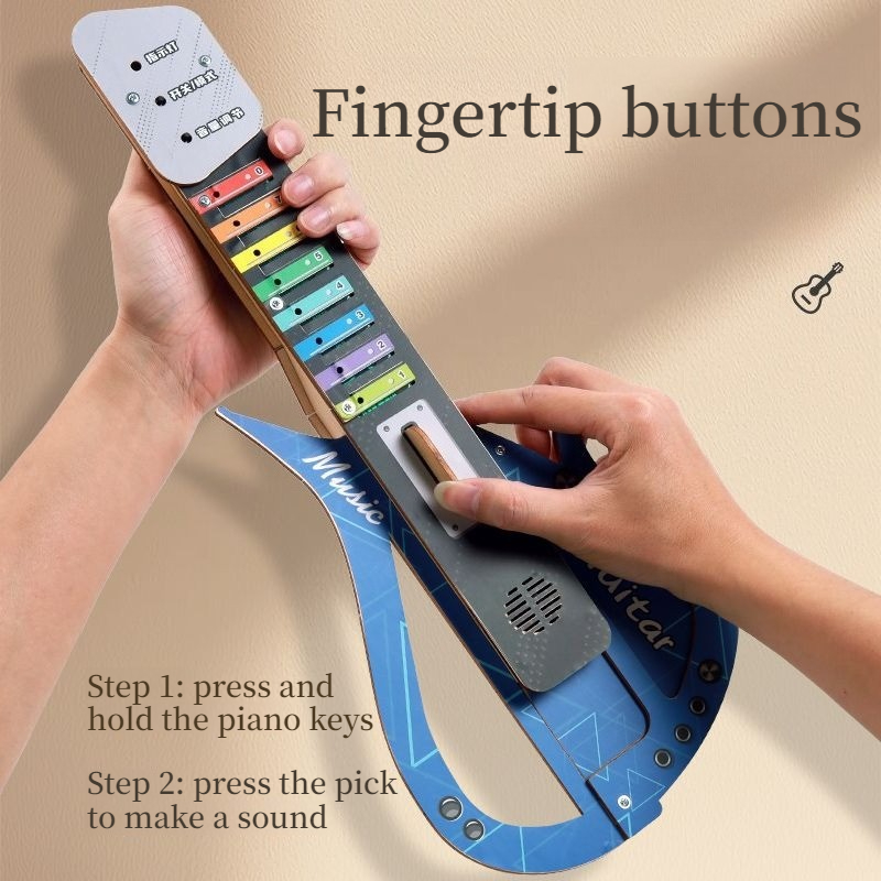 Ahşap DIY Elektro Gitar Kitler - Musical Instrument Diy For Kids incelemesi ve fiyatı