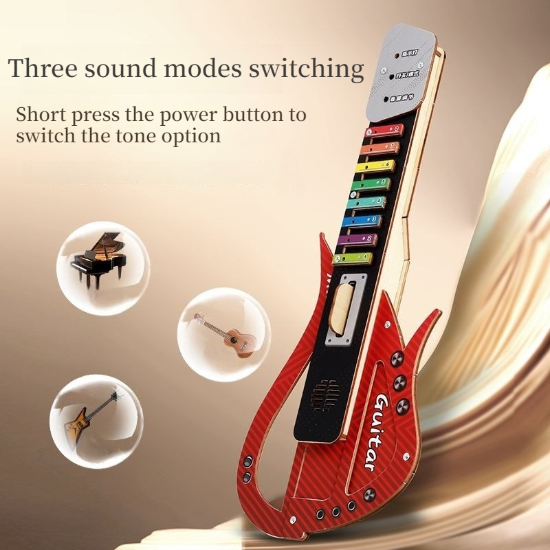 Ahşap DIY Elektro Gitar Kitler - Musical Instrument Diy For Kids incelemesi ve fiyatı