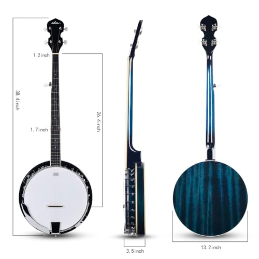 5 Telli Tam Boy Banjo Seti, 38 - Banjo 5 String Open incelemesi ve fiyatı