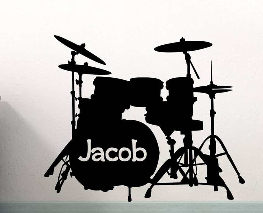 Davul seti Duvar Çıkartması Öz - Musical Instrument Name incelemesi ve fiyatı